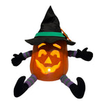 Vintage Halloween Paper Magic Group Light Up Foam Witch Pumpkin 1998 at Eerie Emporium. 