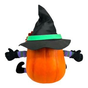 Vintage Halloween Paper Magic Group Light Up Foam Witch Pumpkin 1998 at Eerie Emporium. 8