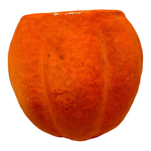 Vintage Halloween Pulp Paper Mache Choir Boy Jack O' Lantern with Face Insert at Eerie Emporium.
