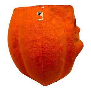 Vintage Halloween Pulp Paper Mache Choir Boy Jack O' Lantern with Face Insert at Eerie Emporium.