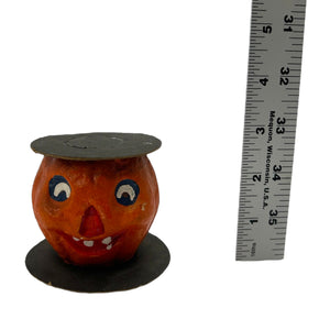 Vintage Halloween Pulp Paper Mache JOL Candle Novelty Holder at Eerie Emporium. 10
