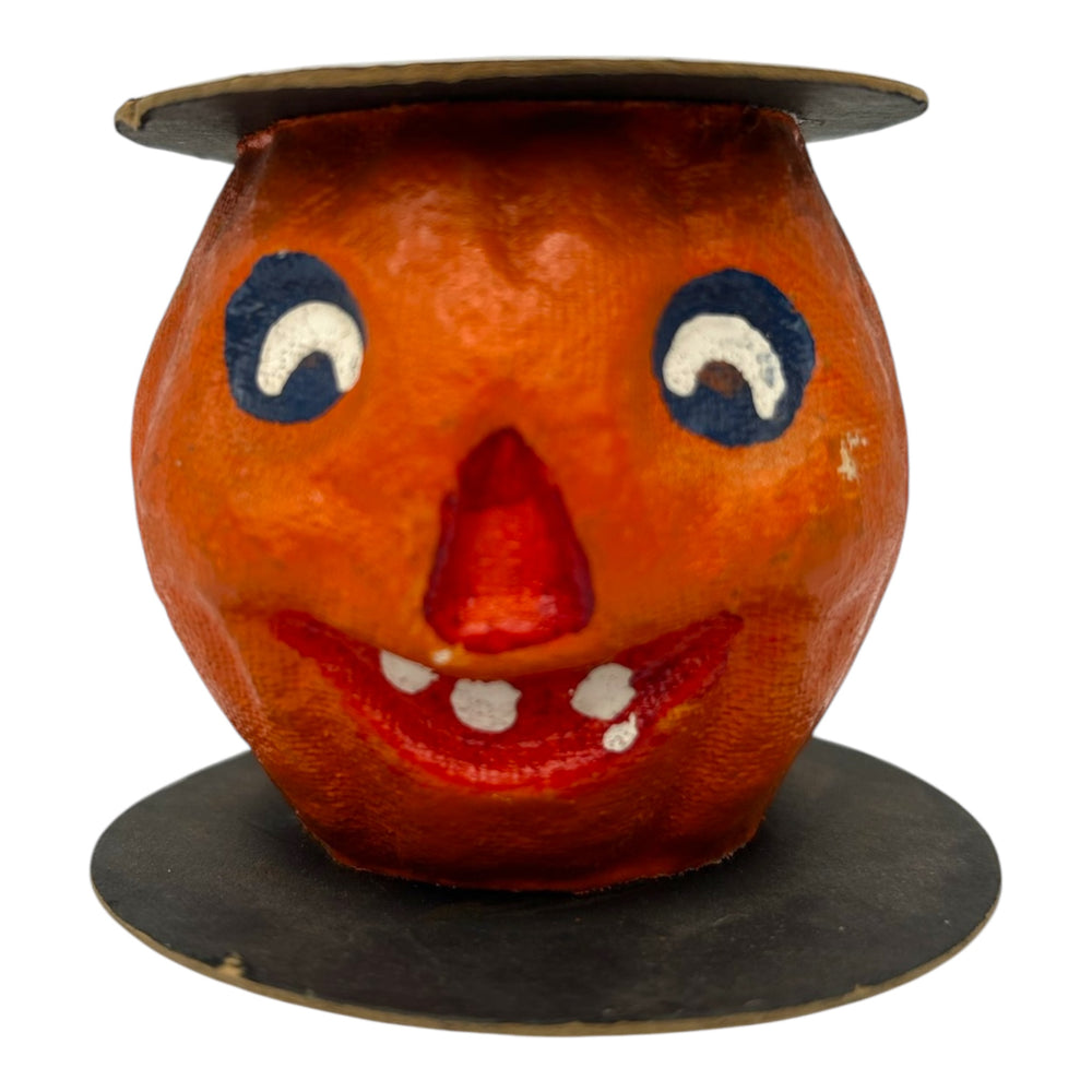 Vintage Halloween Pulp Paper Mache JOL Candle Novelty Holder at Eerie Emporium. 2