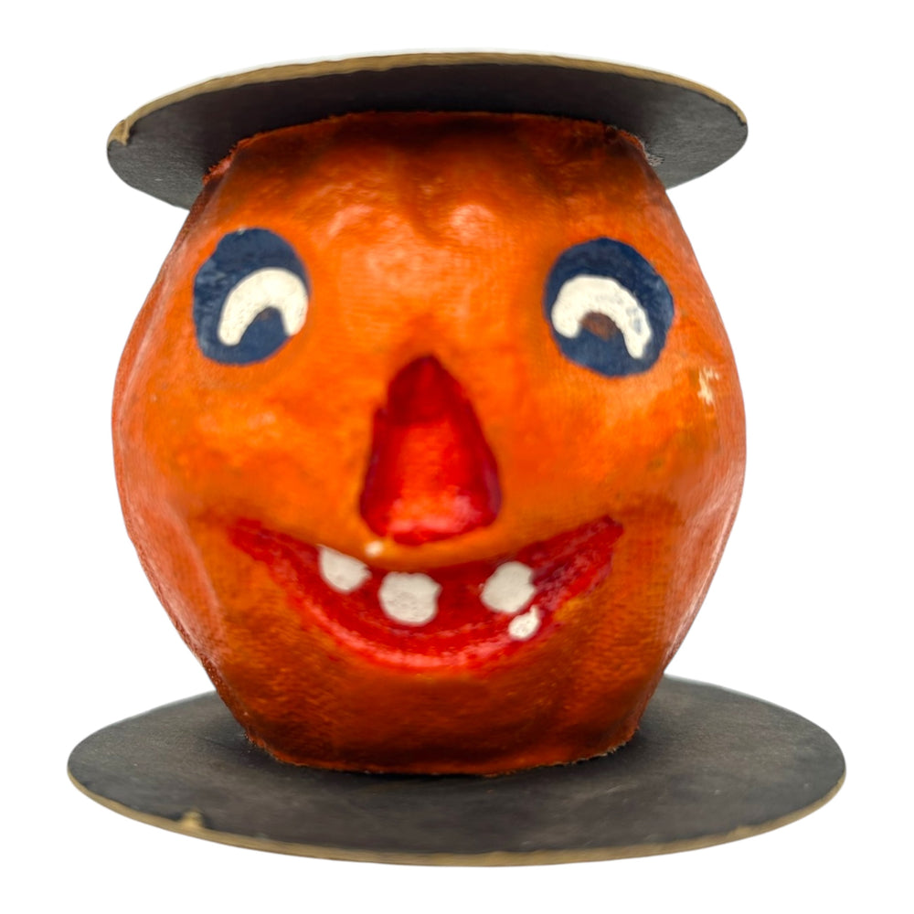 Vintage Halloween Pulp Paper Mache JOL Candle Novelty Holder at Eerie Emporium. 3