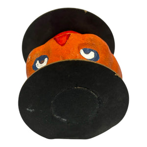 Vintage Halloween Pulp Paper Mache JOL Candle Novelty Holder at Eerie Emporium. 8