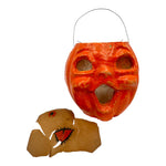 Vintage Halloween Pulp Paper Mache Jack-O'-Lantern Choir Boy at Eerie Emporium.