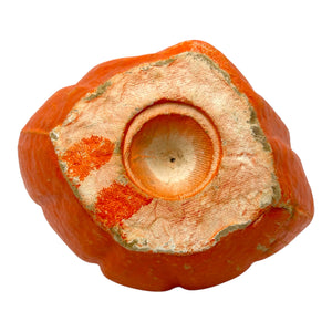 Vintage Halloween Pulp Paper Mache Yellow Features Jack-O'-Lantern ~ 1950s at Eerie Emporium. 10