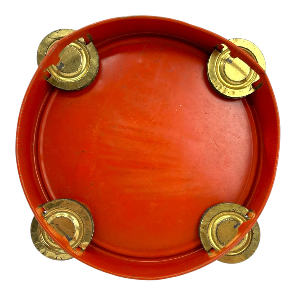 Vintage Halloween Rare J. Chein Tin Tambourine Noisemaker Rare ~ 1920s at Eerie Emporium. 3