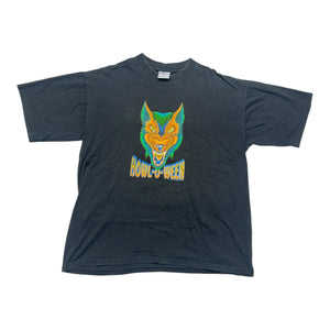 Vintage Halloween Single Stitch Howl-O-Ween Werewolf T-Shirt 1990s size XL at Eerie Emporium.