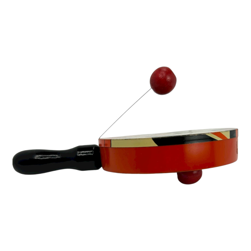 Vintage Halloween T. Cohn Tin Clanger Witch Noisemaker from the 1930s at Eerie Emporium. 7