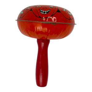 Vintage Halloween T. Cohn Tin Litho Rattler Noisemaker Jack-O'-Lanterns ~ 1940s at Eerie Emporium. 4