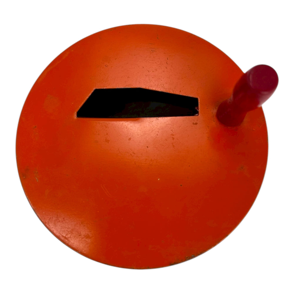 Vintage Halloween T. Cohn Tin Ratchet Art Deco Witch Noisemaker ~ 1930s at Eerie Emporium. 4