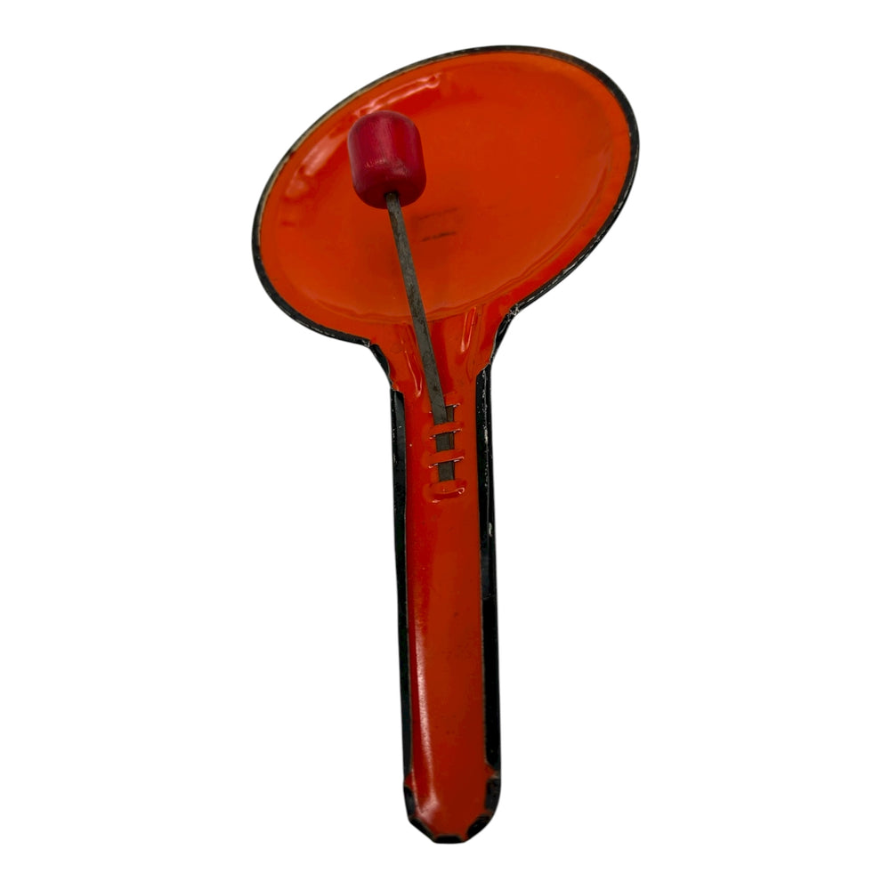 Vintage Halloween T. Cohn Witch Noisemaker Pan Clanger ~ 1930s USA Art Deco at Eerie Emporium. 8