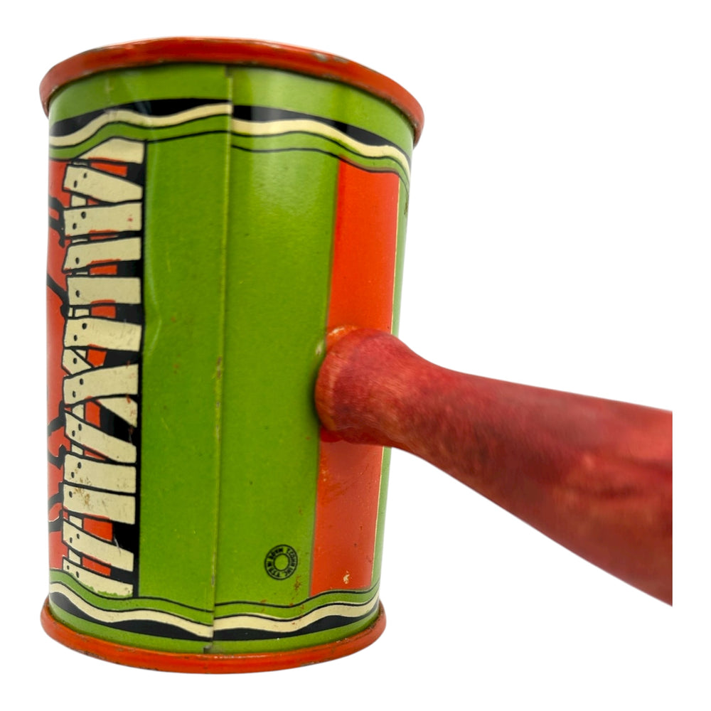 Vintage Halloween T Cohn Black Cats On Fence Shaker Noisemaker from the 1940s at Eerie Emporium. 5