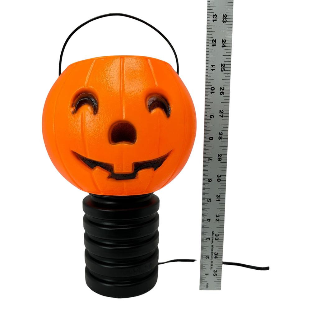 Vintage Halloween Table Top Blow Mold Blinky JOL Lite 1980s at Eerie Emporium. 5