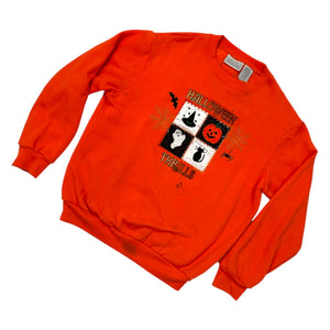 Vintage Halloween Thrills Crewneck ~ Medium at Eerie Emporium. 2