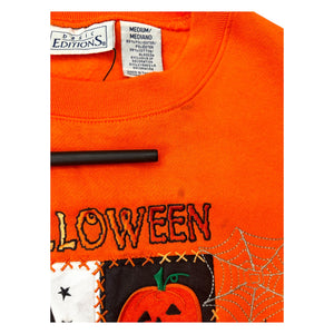 Vintage Halloween Thrills Crewneck ~ Medium at Eerie Emporium. 4