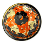 Vintage Halloween Tin Rattler Noisemaker ~ 1930s Cats, Bats, & Owls at Eerie Emporium. 
