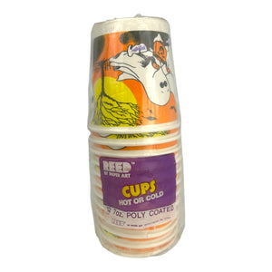 Vintage Halloween Trick or Treat Ghosts Party Cups Set of 12 at Eerie Emporium. 2