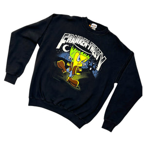 Vintage Halloween Tweety Bird Frankenstein Looney Tunes Sweater XL Crewneck from 1995 at Eerie Emporium. 2
