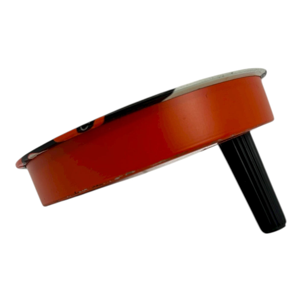 Vintage Halloween US Metal Toy Black Cat Noisemaker Ratchet Misprint / Error from the 1950s/1960s at Eerie Emporium. 3