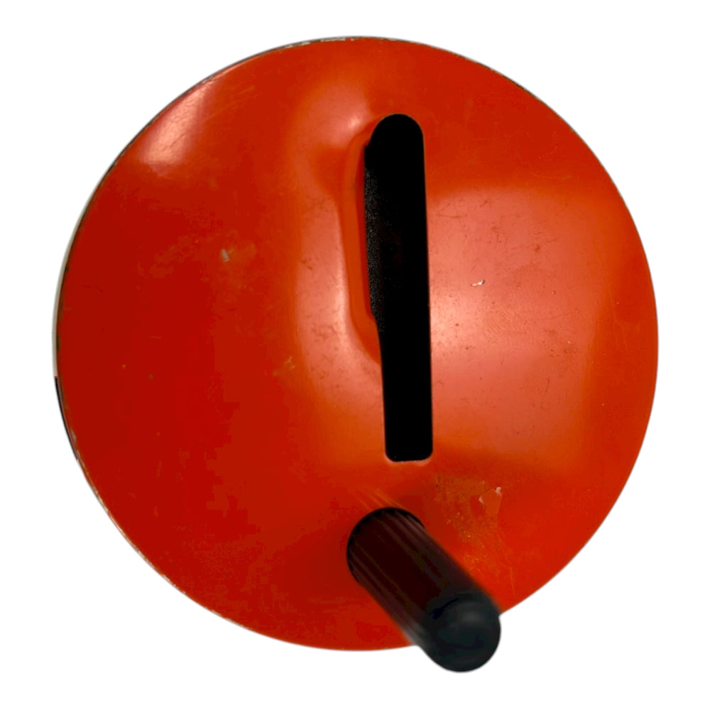 Vintage Halloween US Metal Toy Black Cat Noisemaker Ratchet Misprint / Error from the 1950s/1960s at Eerie Emporium. 6