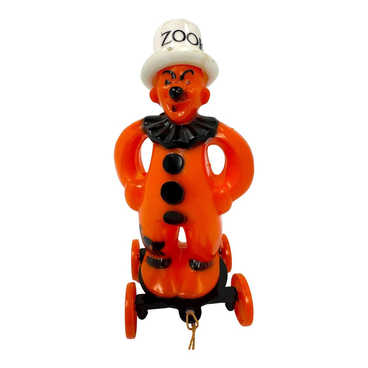 Vintage Halloween Rosbro Plastic Zook Clown Toy | Eerie Emporium