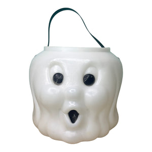 
            
                Load image into Gallery viewer, Vintage Halloween Ghost Blow Mold Trick or Treat Candy Bucket at Eerie Emporium.
            
        