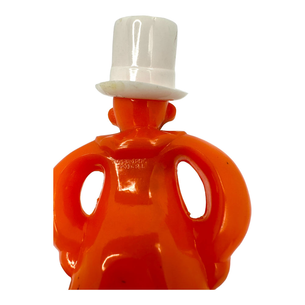 Vintage Halloween Rosbro Plastic Zook Clown On Wheels Candy Container / Toy from the 1950s at Eerie Emporium.