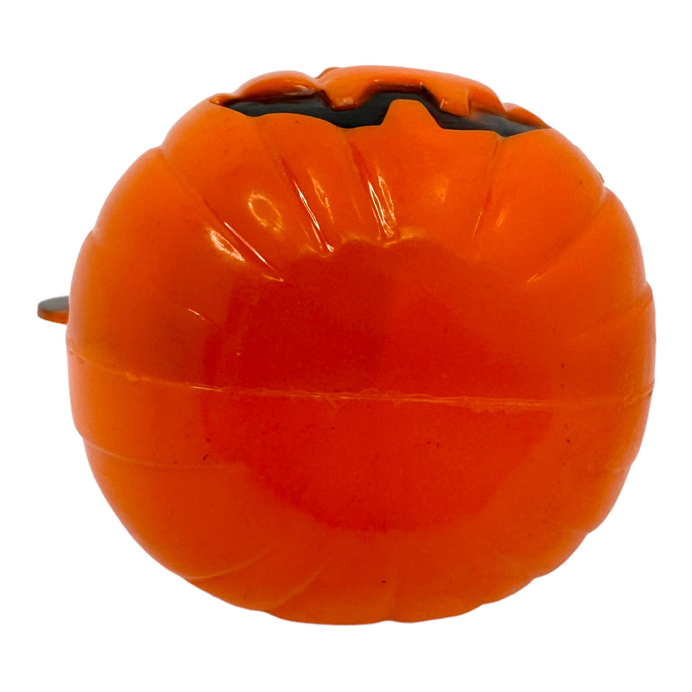 Vintage Halloween Hard Plastic Rosbro Jack-O'-Lantern Queen Candy Container from the 1940s / 1950s at Eerie Emporium.