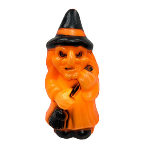 Vintage Halloween 1981 Empire Witch Blow Mold Lamp with Upgraded Light Cord at Eerie Emporium.