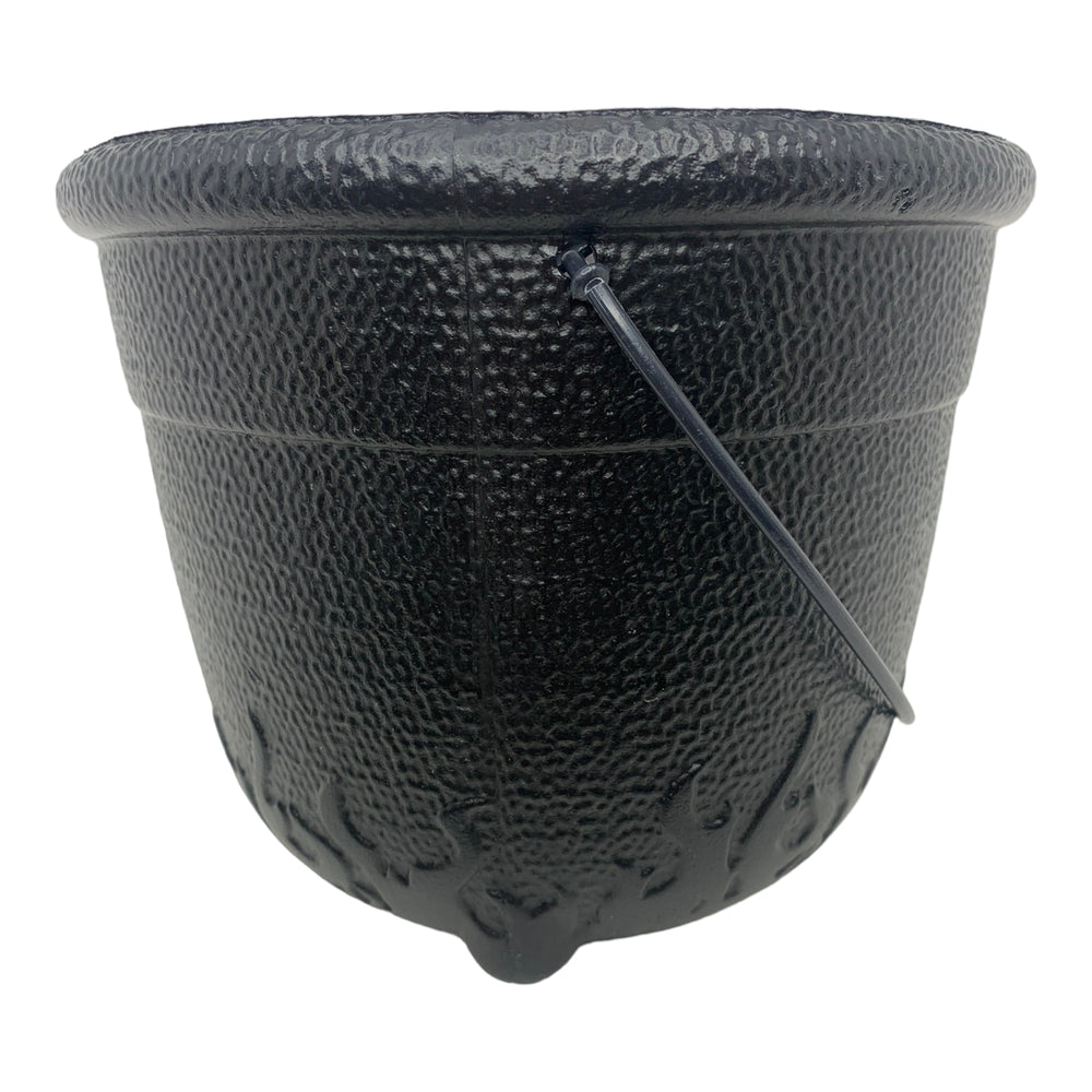 large plastic cauldron planter General Foam Halloween Blow Mold Witch Cauldron