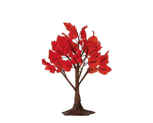 
            
                Load image into Gallery viewer, A spooky 6 inch maple tree with reddish orange leaves.
            
        