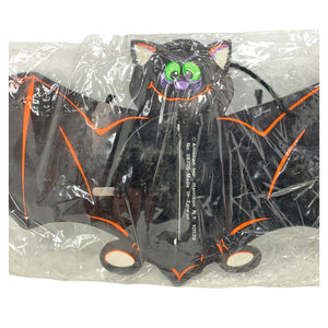 Vintage Halloween Honeycomb Bat Flying Decoration / Die Cut