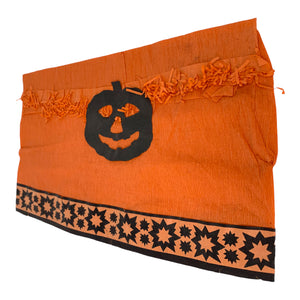 
            
                Load image into Gallery viewer, 1920s orange Halloween hat made in germany, pumpkin and stars on it.
            
        