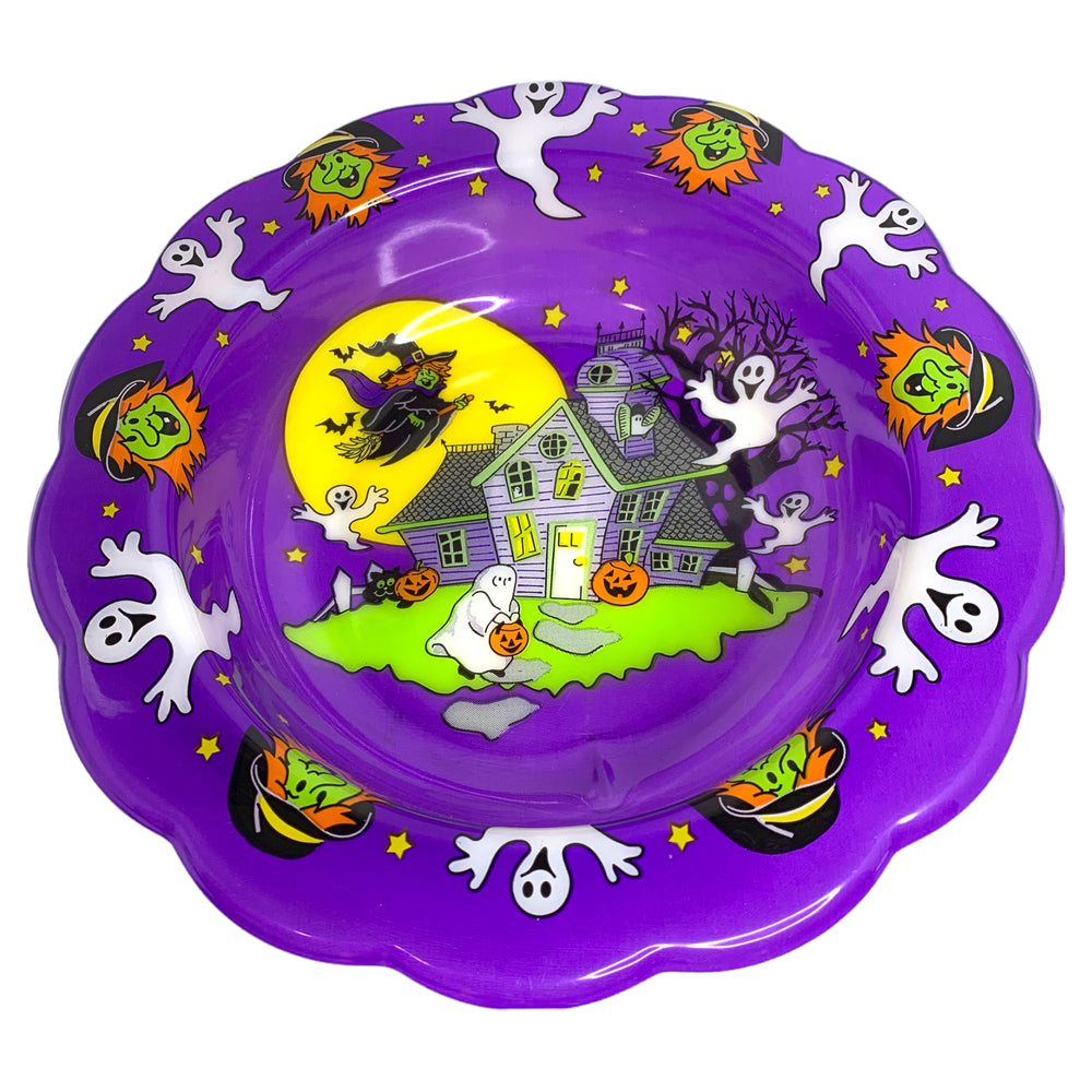 
            
                Load image into Gallery viewer, Vintage Halloween Serving Tray Purple
            
        