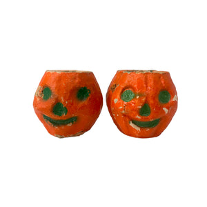 Vintage Paper Mache Halloween Nut Cups / Candy Holders