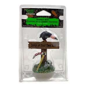 
            
                Load image into Gallery viewer, Lemax Spooky Town Reaper&amp;#39;s Sign #84757 Product Photo
            
        