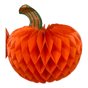 
            
                Load image into Gallery viewer, Vintage Halloween Honeycomb Pumpkin Centerpiece Decorations, Set of 2
            
        