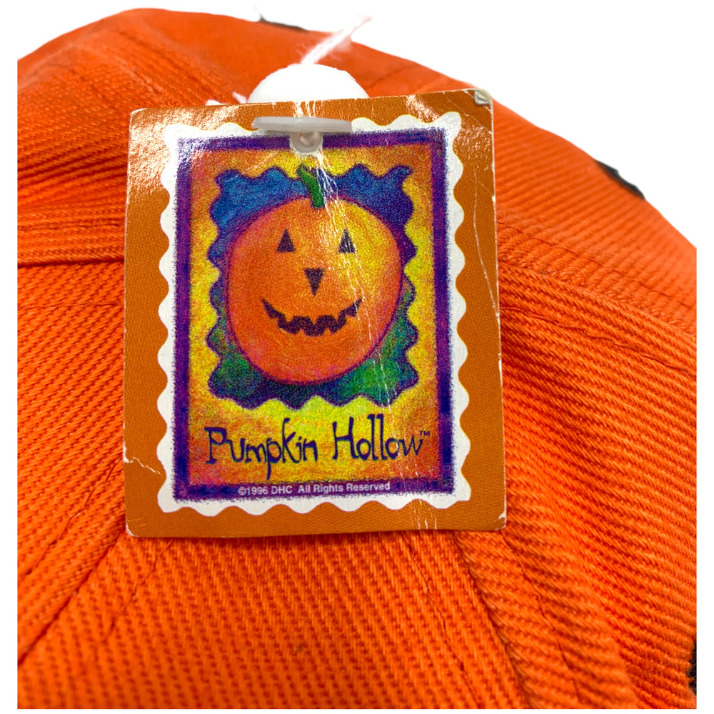 
            
                Load image into Gallery viewer, Vintage Happy Halloween Pumpkin Hollow Hat
            
        