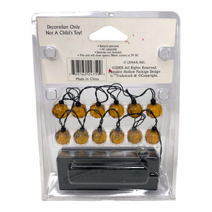 Lemax Spooky Town 12 Lighted Pumpkin Garland String #24759 Product Photo