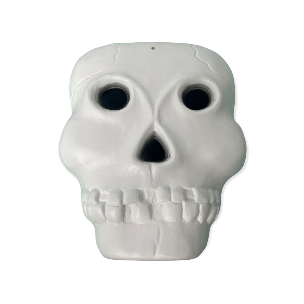 A blow mold skull