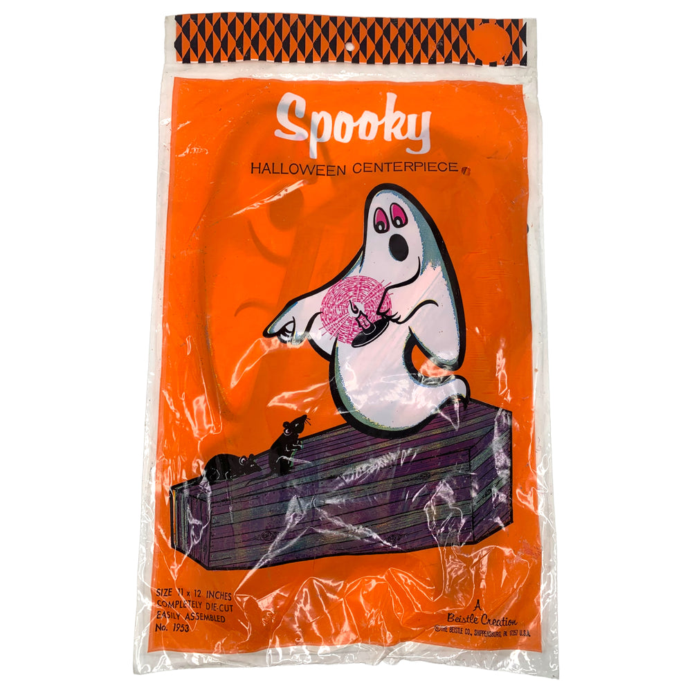 
            
                Load image into Gallery viewer, Vintage Halloween Beistle Spooky Ghost Centerpiece. Original, not reproduction, in Package. From 1975
            
        