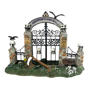 Lemax Spooky Town Cemetery Gate #83675 Product Photo