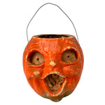 Vintage Paper Mache Pumpkin from the 1940s or 1950s