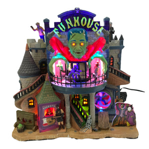 Lemax Spooky Town Funhouse #65344 Product Video