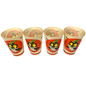 
            
                Load image into Gallery viewer, Vintage Halloween Owl Cups.
            
        