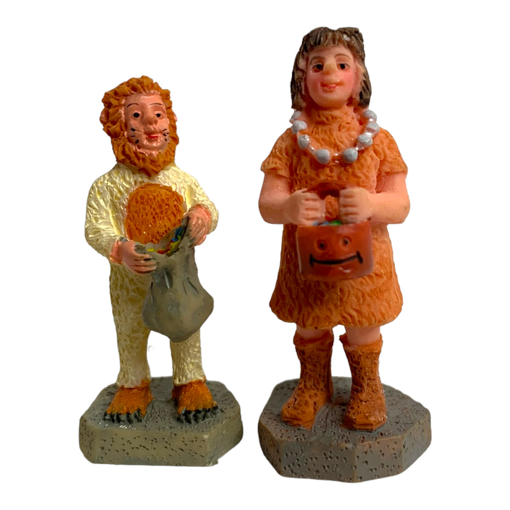 Retired Lemax Spooky Town Lion & Caveman #32745