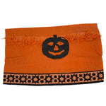 1920s orange Halloween hat made in germany, pumpkin and stars on it.