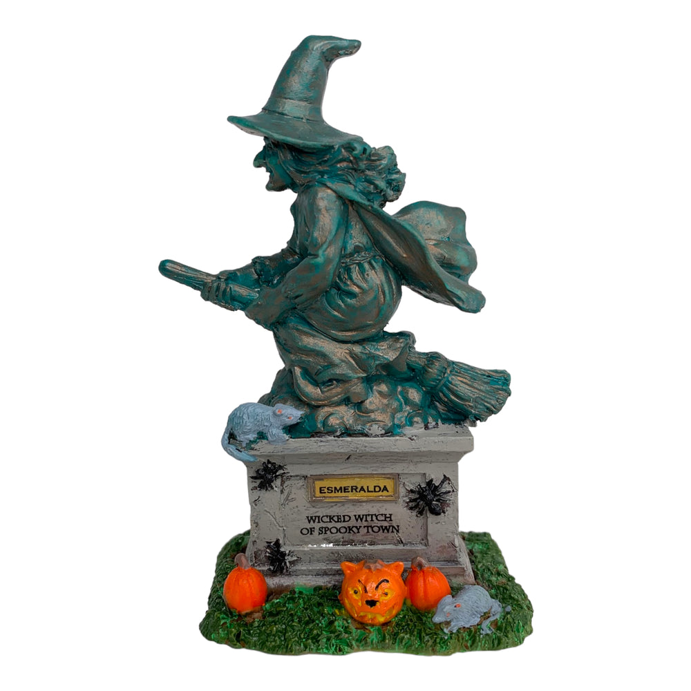 Retired Lemax Spooky Town Witch Statue #04153