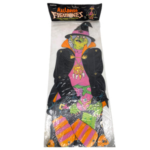 
            
                Load image into Gallery viewer, Vintage Halloween Jointed Witch Die Cut in Package 1993
            
        